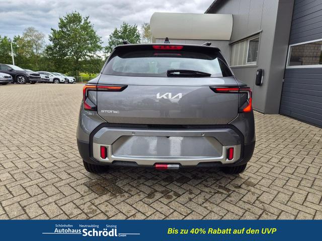 Kia Stonic 1.0 T-GDI MHEV 115PS NEUES MODELL LED-Scheinwerfer Sitzheizung Lenkradheizung PDC v+h R&uuml;ckf.Kamera Klima Bluetooth Touchscreen Apple CarPlay Android Auto Tempomat 16"LM 