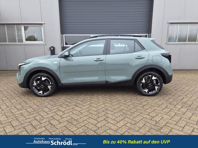 Kia Stonic 1.0 T-GDI MHEV 115PS NEUES MODELL LED-Scheinwerfer Sitzheizung Lenkradheizung PDC v+h R&uuml;ckf.Kamera Klima Bluetooth Touchscreen Apple CarPlay Android Auto Tempomat 16"LM 