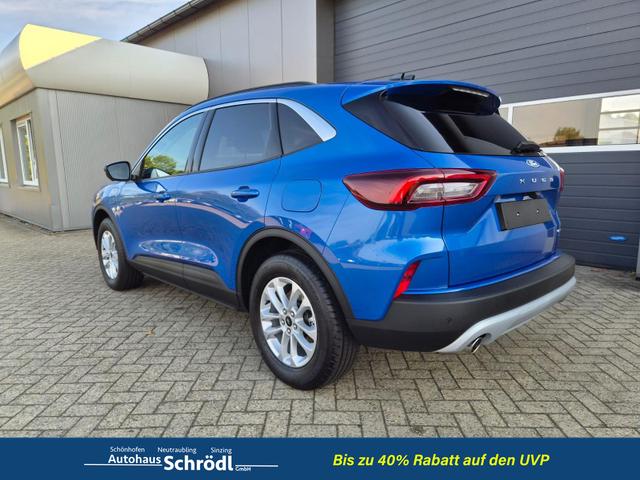 Ford Kuga Titanium 243PS PHEV Automatik Sitzheizung v+h Lenkradheizung Frontscheibe beheizb. Klimaautomatik Navi SYNC4 Apple CarPlay Android Auto Touchscreen PDC 4xKamera 2xKeyless 17"LM vollelektr. Reichweite 66KM 