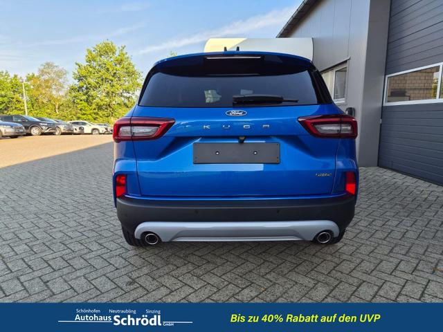 Ford Kuga Titanium 243PS PHEV Automatik Sitzheizung v+h Lenkradheizung Frontscheibe beheizb. Klimaautomatik Navi SYNC4 Apple CarPlay Android Auto Touchscreen PDC 4xKamera 2xKeyless 17"LM vollelektr. Reichweite 66KM 