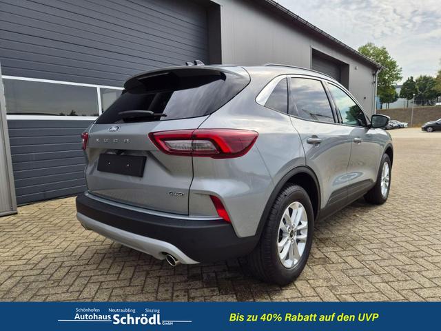 Ford Kuga Titanium 243PS PHEV Automatik Sitzheizung v+h Lenkradheizung Frontscheibe beheizb. Klimaautomatik Navi SYNC4 Apple CarPlay Android Auto Touchscreen PDC 4xKamera 2xKeyless 17"LM vollelektr. Reichweite 66KM 