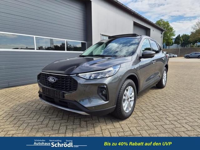 Ford Kuga - Titanium 243PS PHEV Automatik elektr. PanoDach Sitzheizung v+h Lenkradheizung Frontscheibe beheizb. Klimaautomatik Navi SYNC4 Apple CarPlay Android Auto Touchscreen PDC 4xKamera 2xKeyless 17"LM vollelektr. Reichweite 66KM