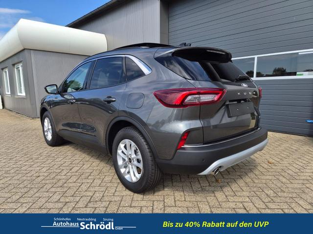 Ford Kuga Titanium 243PS PHEV Automatik elektr. PanoDach Sitzheizung v+h Lenkradheizung Frontscheibe beheizb. Klimaautomatik Navi SYNC4 Apple CarPlay Android Auto Touchscreen PDC 4xKamera 2xKeyless 17"LM vollelektr. Reichweite 66KM 