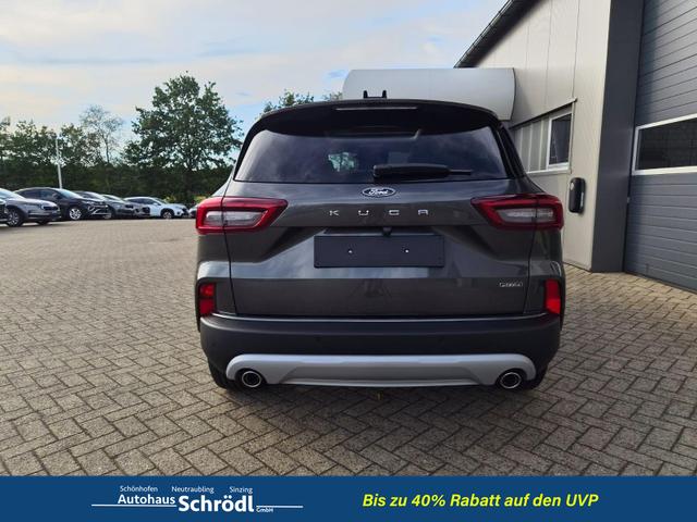 Ford Kuga Titanium 243PS PHEV Automatik schwenkb. AHK elektr. PanoDach Sitzheizung v+h Lenkradheizung Frontscheibe beheizb. Klimaautomatik Navi SYNC4 Apple CarPlay Android Auto Touchscreen PDC 4xKamera 2xKeyless 17"LM vollelektr. Reichweite 66KM 