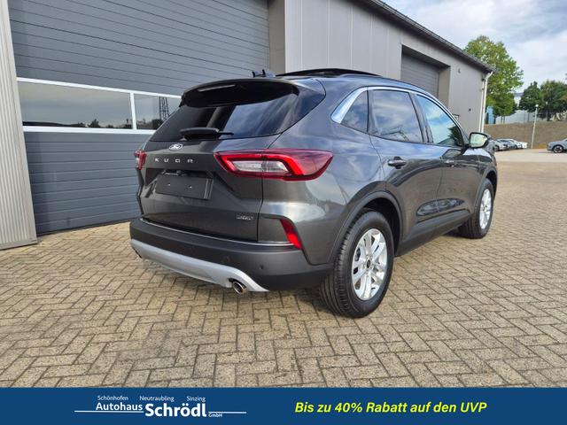 Ford Kuga Titanium 243PS PHEV Automatik schwenkb. AHK elektr. PanoDach Sitzheizung v+h Lenkradheizung Frontscheibe beheizb. Klimaautomatik Navi SYNC4 Apple CarPlay Android Auto Touchscreen PDC 4xKamera 2xKeyless 17"LM vollelektr. Reichweite 66KM 