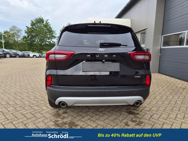 Ford Kuga Titanium 243PS PHEV Automatik Sitzheizung v+h Lenkradheizung Frontscheibe beheizb. Klimaautomatik Navi SYNC4 Apple CarPlay Android Auto Touchscreen PDC 4xKamera 2xKeyless 17"LM vollelektr. Reichweite 66KM 
