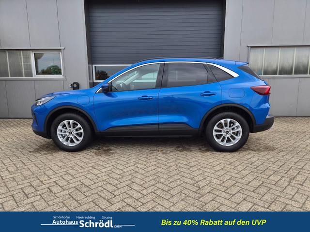 Ford Kuga Titanium 243PS PHEV Automatik schwenkb. AHK Sitzheizung v+h Lenkradheizung Frontscheibe beheizb. Klimaautomatik Navi SYNC4 Apple CarPlay Android Auto Touchscreen PDC 4xKamera 2xKeyless 17"LM vollelektr. Reichweite 66KM 