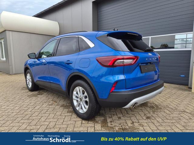 Ford Kuga Titanium 243PS PHEV Automatik schwenkb. AHK Sitzheizung v+h Lenkradheizung Frontscheibe beheizb. Klimaautomatik Navi SYNC4 Apple CarPlay Android Auto Touchscreen PDC 4xKamera 2xKeyless 17"LM vollelektr. Reichweite 66KM 
