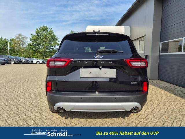 Ford Kuga Titanium 243PS PHEV Automatik schwenkb. AHK Sitzheizung v+h Lenkradheizung Frontscheibe beheizb. Klimaautomatik Navi SYNC4 Apple CarPlay Android Auto Touchscreen PDC 4xKamera 2xKeyless 17"LM vollelektr. Reichweite 66KM 