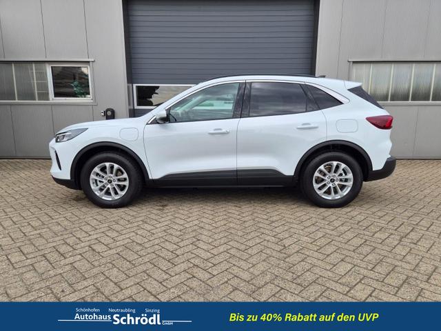 Ford Kuga Titanium 243PS PHEV Automatik schwenkb. AHK Sitzheizung v+h Lenkradheizung Frontscheibe beheizb. Klimaautomatik Navi SYNC4 Apple CarPlay Android Auto Touchscreen PDC 4xKamera 2xKeyless 17"LM vollelektr. Reichweite 66KM 