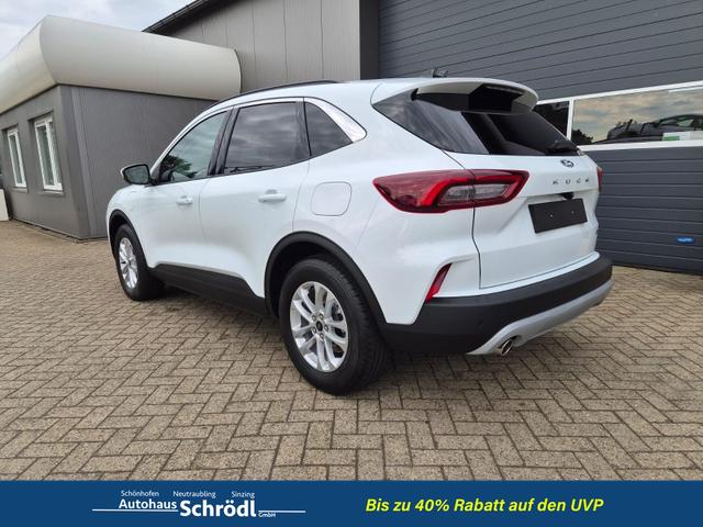 Ford Kuga Titanium 243PS PHEV Automatik schwenkb. AHK Sitzheizung v+h Lenkradheizung Frontscheibe beheizb. Klimaautomatik Navi SYNC4 Apple CarPlay Android Auto Touchscreen PDC 4xKamera 2xKeyless 17"LM vollelektr. Reichweite 66KM 