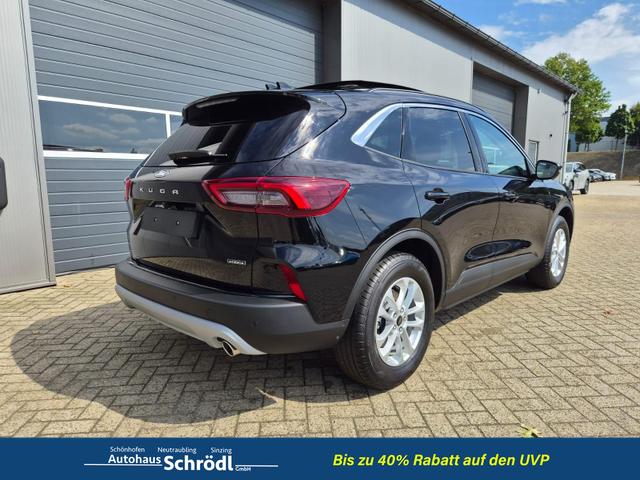 Ford Kuga Titanium 243PS PHEV Automatik elektr. PanoDach Sitzheizung v+h Lenkradheizung Frontscheibe beheizb. Klimaautomatik Navi SYNC4 Apple CarPlay Android Auto Touchscreen PDC 4xKamera 2xKeyless 17"LM vollelektr. Reichweite 66KM 