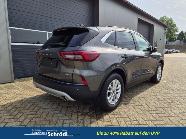 Ford Kuga Titanium 243PS PHEV Automatik schwenkb. AHK Sitzheizung v+h Lenkradheizung Frontscheibe beheizb. Klimaautomatik Navi SYNC4 Apple CarPlay Android Auto Touchscreen PDC 4xKamera 2xKeyless 17"LM vollelektr. Reichweite 66KM 