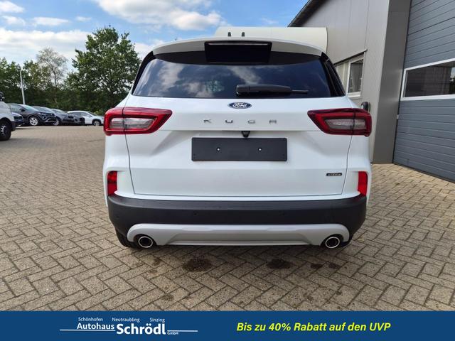 Ford Kuga Titanium 243PS PHEV Automatik Sitzheizung v+h Lenkradheizung Frontscheibe beheizb. Klimaautomatik Navi SYNC4 Apple CarPlay Android Auto Touchscreen PDC 4xKamera 2xKeyless 17"LM vollelektr. Reichweite 66KM 