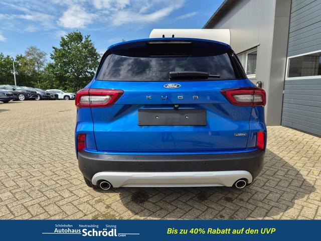 Ford Kuga Titanium 243PS PHEV Automatik elektr. PanoDach Sitzheizung v+h Lenkradheizung Frontscheibe beheizb. Klimaautomatik Navi SYNC4 Apple CarPlay Android Auto Touchscreen PDC 4xKamera 2xKeyless 17"LM vollelektr. Reichweite 66KM 