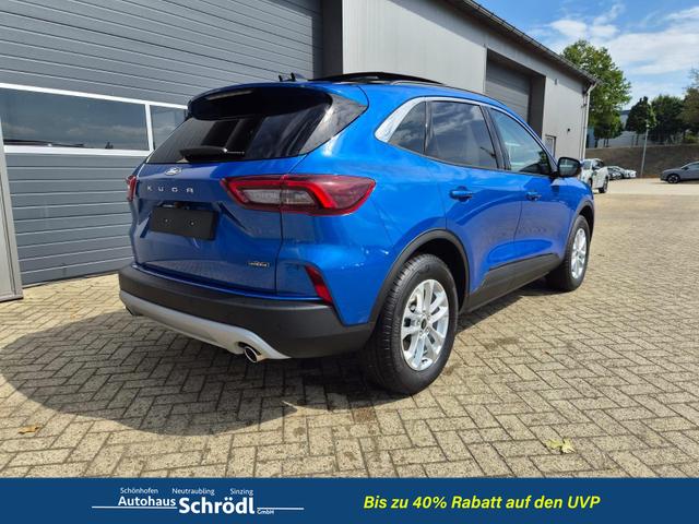 Ford Kuga Titanium 243PS PHEV Automatik elektr. PanoDach Sitzheizung v+h Lenkradheizung Frontscheibe beheizb. Klimaautomatik Navi SYNC4 Apple CarPlay Android Auto Touchscreen PDC 4xKamera 2xKeyless 17"LM vollelektr. Reichweite 66KM 