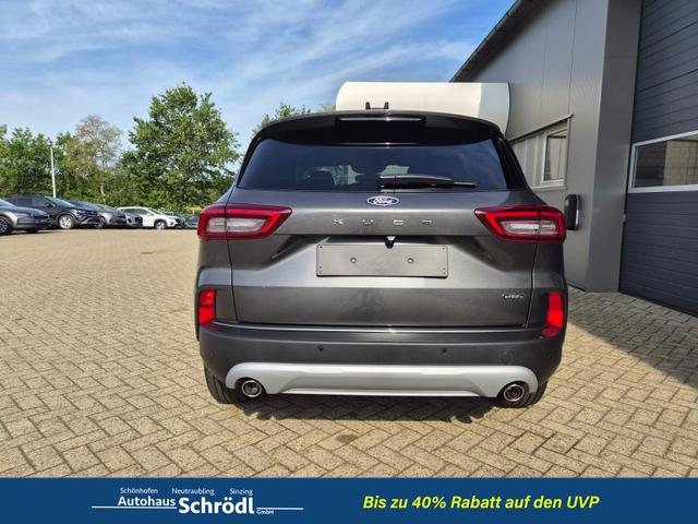 Ford Kuga Titanium 243PS PHEV Automatik Sitzheizung v+h Lenkradheizung Frontscheibe beheizb. Klimaautomatik Navi SYNC4 Apple CarPlay Android Auto Touchscreen PDC 4xKamera 2xKeyless 17"LM vollelektr. Reichweite 66KM 