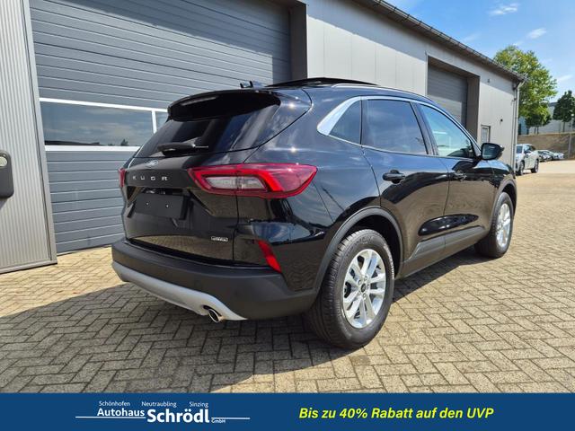 Ford Kuga Titanium 243PS PHEV Automatik schwenkb. AHK elektr. PanoDach Sitzheizung v+h Lenkradheizung Frontscheibe beheizb. Klimaautomatik Navi SYNC4 Apple CarPlay Android Auto Touchscreen PDC 4xKamera 2xKeyless 17"LM vollelektr. Reichweite 66KM 