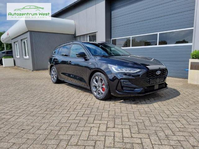 Ford Focus Turnier 1.0 125PS ST-Line X Voll-Leder elektr. Heckklappe Winterpaket Rückf.Kamera ACC Klimaautomatik Sitzheizung Lenkradheizung Frontscheibe beheizb. Ford-Navi SYNC 4 B+O Sound DAB+ Bluetooth Apple Carplay Android Auto PDC v+h 2xKeyless 17-LM 