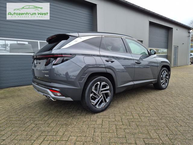 Hyundai TUCSON 1.6 T-GDI 252PS Automatik PHEV Trend FACELIFT MY2025 Krell-Sound elektr. Heckklappe Teil-Leder Sitzheizung Lenkradheizung ACC Klimaautomatik Navi 12,3"-Touchscreen DAB+ wireless Apple CarPlay + Android Auto PDC v+h Rückf.Kamera 2xKeyless 19-LM 