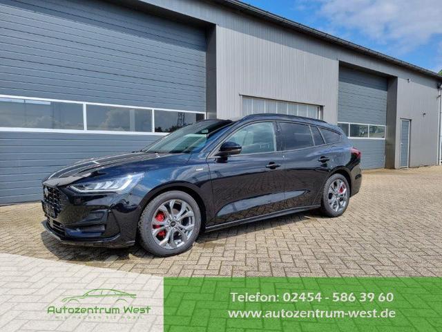 Ford Focus Turnier 1.0 125PS ST-Line X Voll-Leder elektr. Heckklappe Winterpaket Rückf.Kamera ACC Klimaautomatik Sitzheizung Lenkradheizung Frontscheibe beheizb. Ford-Navi SYNC 4 B+O Sound DAB+ Bluetooth Apple Carplay Android Auto PDC v+h 2xKeyless 17-LM 
