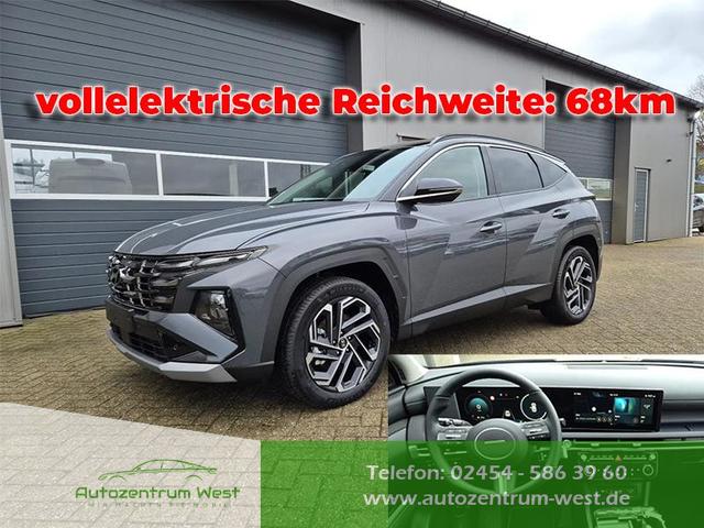 Hyundai TUCSON 1.6 T-GDI 252PS Automatik PHEV Trend FACELIFT MY2025 Krell-Sound elektr. Heckklappe Teil-Leder Sitzheizung Lenkradheizung ACC Klimaautomatik Navi 12,3"-Touchscreen DAB+ wireless Apple CarPlay + Android Auto PDC v+h Rückf.Kamera 2xKeyless 19-LM 