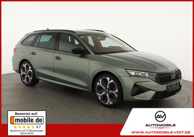 Skoda Octavia Combi - RS 2.0 TSI DSG, Sonderlackierung, Pano, AHK, 19 Zoll, Canton, el. Klappe, Navi, Matrix, sofort