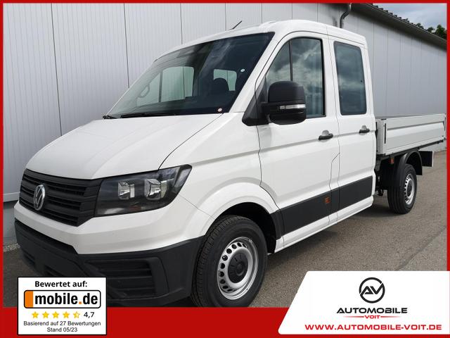 Volkswagen Crafter Pritschenwagen - Doka 35 Pritsche DSG PDC Tempomat 7 Sitzer