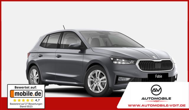 Skoda Fabia - Selection Plus 1.0 MPI 80 PS inkl. 5 J. Garantie, Wireless SmartLink, Multifunktions-Lederlenkrad, Tempomat, Easy Start, Klimaanlage, Parksensoren hinten, Front Assist, LED-Scheinwerfer, Nebelscheinwerfer