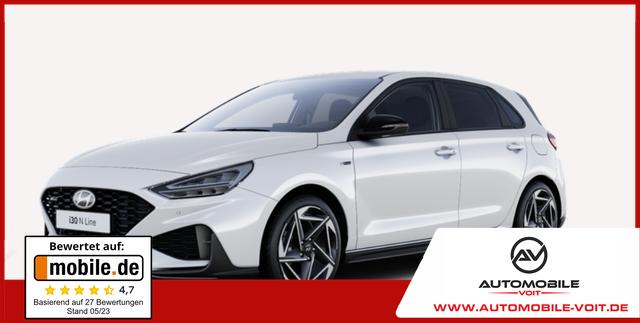 Hyundai i30 - "N-Line" 1.5i CVVT 96PS 5. J. Garantie/NAVI/Tempomat/Kamera/18"/Winter-Paket/LED