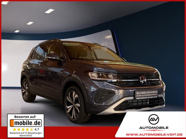 Volkswagen T-Cross - Limited Neues Modell 2025 1.0 TSI 116 PS 17" Kamera/SHZ/AHK/5J. Garantie Parksensoren vo/hi, LED-Scheinwerfer, Radio Composition 8", App-Connect, Klima, M-Lederlenkrad, Digitales Cockpit, Müdigkeitserkennung, Dachreling, Lane Assist, Armlehne vorn