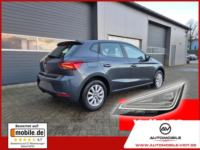 SEAT Ibiza - 1.0 TSI 95PS Style Edition Voll-LED Virtual Cockpit Sitzheizung Klimaautomatik Touchscreen DAB+ wireless Apple CarPlay + Android Auto PDC Rückf.Kamera 15-LM