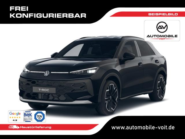 Volkswagen T-Roc - Style 1.5 eTSI mild-hybrid 150PS DSG, 17" Alu, ErgoActive Sitze + Massage, Sitzheizung, M-Lederlenkrad beheizt, Keyless, Digital Cockpit Pro, Alarmanlage, ACC Tempomat, 3Z-Climatronic, ParkAssist Kamera, Radio 12,9"/Wireless App-Connect, LED-Scheinwerfer PLUS