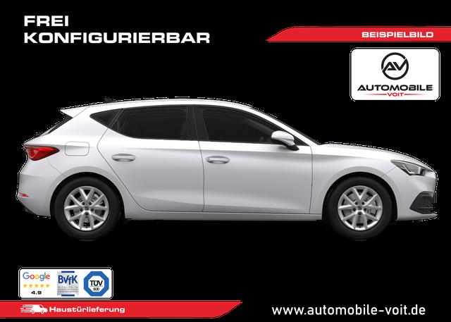 SEAT Leon Style Edition 1.5 eTSI 115PS DSG 5 J. Garantie, 16" Alu, Climatronic, Parksensoren vorn/hinten, Media System PLUS 10,4"/Bluetooth, Tempomat, Full Digital Cockpit, LED-Scheinwerfer, Reserverad, Verkehrszeichenerkennung 