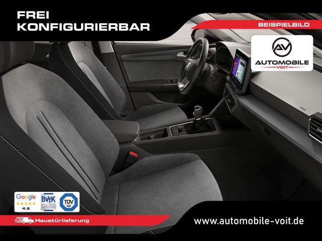 SEAT Leon Style Edition 1.5 eTSI 115PS DSG 5 J. Garantie, 16" Alu, Climatronic, Parksensoren vorn/hinten, Media System PLUS 10,4"/Bluetooth, Tempomat, Full Digital Cockpit, LED-Scheinwerfer, Reserverad, Verkehrszeichenerkennung 