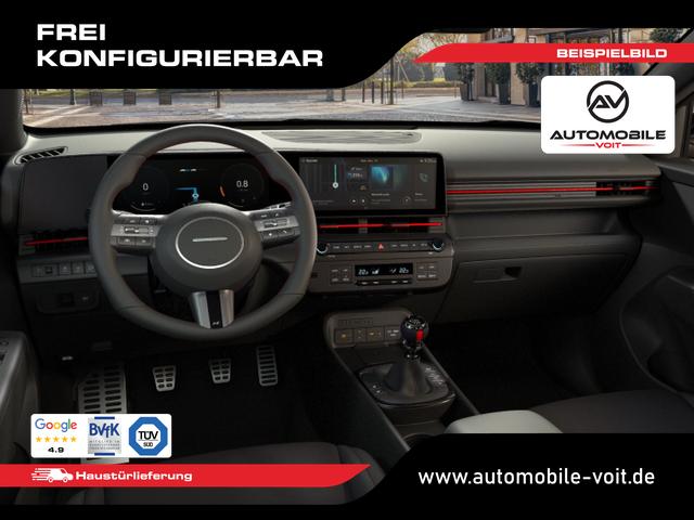 Hyundai KONA N-Line 1.6 T-GDI 150PS NAVI/KLIMA/SHZ/KAMERA/TEMPOMAT frei konfigurierbar! 