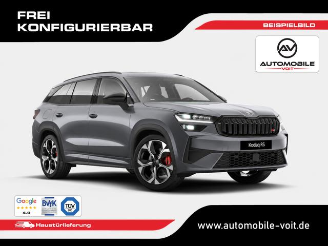 Skoda Kodiaq - RS LIMITED 2.0 TSI 265PS 4x4 DSG 5 J. GARANTIE/20"/AHK/NAVI/DCC/CANTON/MATRIX/EL. HECKKL./ACC/R&uuml;ckfahrkamera frei konfigurierbar!