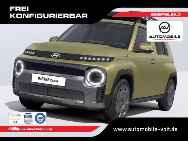 Hyundai Inster - CROSS 49 kWh 84kW (115 PS) Adaptiver Tempomat/NAVI/SHZ/LED/360&deg;/R&uuml;ckfahrkamera frei konfigurierbar!