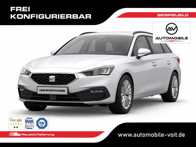 SEAT Leon Sportstourer - Style Modelljahr 2027 1.5 TSI 115PS 5 J. Garantie, 16" Alu, Climatronic, Parksensoren, Media System PLUS 10,4"/Bluetooth, Tempomat, Full Digital Cockpit, LED-Scheinwerfer, Reserverad, Verkehrszeichenerkennung
