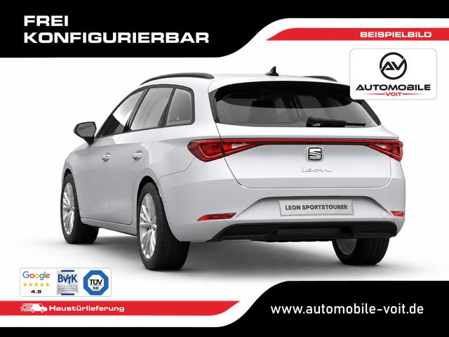 SEAT Leon Sportstourer Style Modelljahr 2027 1.5 eTSI 115PS DSG 5 J. Garantie, 16" Alu, Climatronic, Parksensoren, Media System PLUS 10,4"/Bluetooth, Tempomat, Full Digital Cockpit, LED-Scheinwerfer, Reserverad, Verkehrszeichenerkennung 