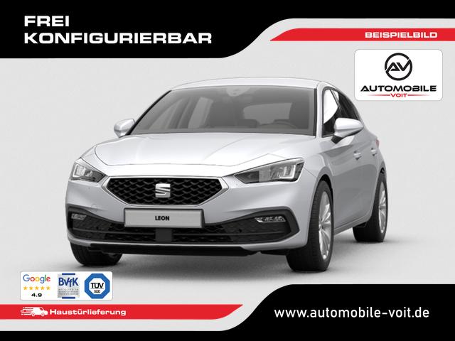 SEAT Leon - Style Modelljahr 2027 1.5 TSI 115PS 5 J. Garantie, 16" Alu, Climatronic, Parksensoren vorn/hinten, Media System PLUS 10,4"/Bluetooth, Tempomat, Full Digital Cockpit, LED-Scheinwerfer, Reserverad, Verkehrszeichenerkennung