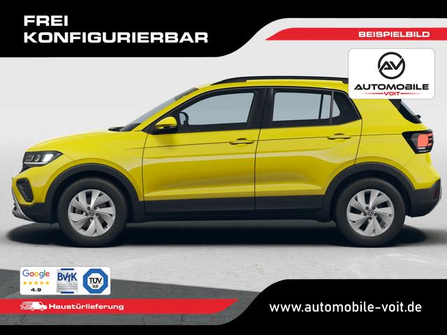 Volkswagen T-Cross Life Neues Modell 2027 1.0 TSI 116 PS 16" Alu, Parksensoren vo/hi, LED-Scheinwerfer, Radio Composition 8", App-Connect, Klima, M-Lederlenkrad, Digitales Cockpit, M&uuml;digkeitserkennung, Dachreling, Lane Assist, Armlehne vorn 