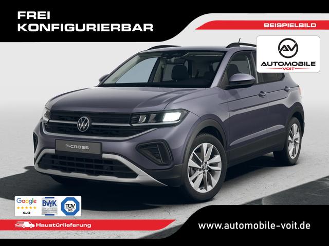 Volkswagen T-Cross - Limited Neues Modell 2027 1.0 TSI 95 PS 17" Kamera, Alu, Parksensoren vo/hi, LED-Scheinwerfer, Radio Composition 8", App-Connect, Klima, M-Lederlenkrad, Digitales Cockpit, M&uuml;digkeitserkennung, Dachreling, Lane Assist, Armlehne vorn
