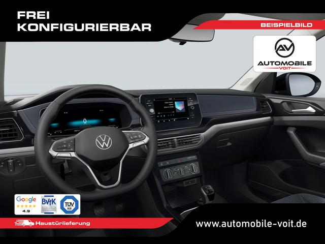 Volkswagen T-Cross Style Neues Modell 2027 1.0 TSI 116 PS DSG 17" Alu, MATRIX-LED-Scheinwerfer (IQ Light), Adaptiver Tempomat ACC, Parksensoren vo/hi, Radio "Ready2Discover", Wireless App-Connect, Klima, M-Lederlenkrad, Digitales Cockpit, M&uuml;digkeitserkennung 