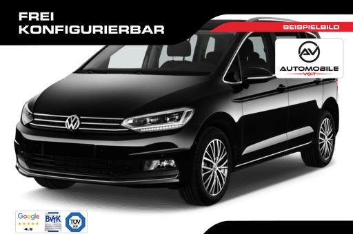 Volkswagen Touran Highline 1.5 TSI 150 PS inkl. CLIMATRONIC PARKSENSOREN VO+HI RADIO/USB/BT/DAB+ ALARM DACHRELING SUNSET ACC MULTIFUNKTIONS-LEDERLENKRAD NEBELSCHEINW. MITTELARML. VO/HI 16" ALU 