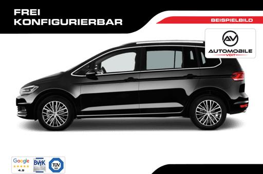 Volkswagen Touran Highline 1.5 TSI 150 PS inkl. CLIMATRONIC PARKSENSOREN VO+HI RADIO/USB/BT/DAB+ ALARM DACHRELING SUNSET ACC MULTIFUNKTIONS-LEDERLENKRAD NEBELSCHEINW. MITTELARML. VO/HI 16" ALU 