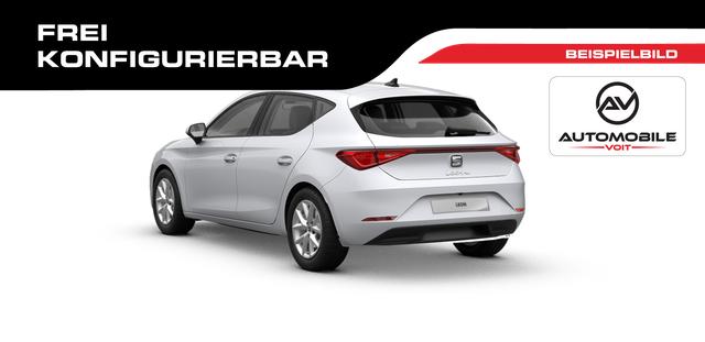 SEAT Leon Style Edition 1.5 eTSI 115PS DSG, AKTION bis 28.09.25! 5 J. Garantie, 16" Alu, Climatronic, Parksensoren vorn/hinten, Media System PLUS 10,4"/Bluetooth, Tempomat, Full Digital Cockpit, LED-Scheinwerfer, Reserverad, Verkehrszeichenerkennung 