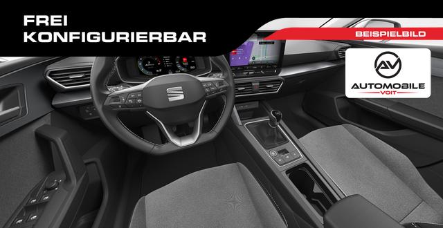 SEAT Leon Style Edition 1.5 eTSI 115PS DSG, AKTION bis 28.09.25! 5 J. Garantie, 16" Alu, Climatronic, Parksensoren vorn/hinten, Media System PLUS 10,4"/Bluetooth, Tempomat, Full Digital Cockpit, LED-Scheinwerfer, Reserverad, Verkehrszeichenerkennung 