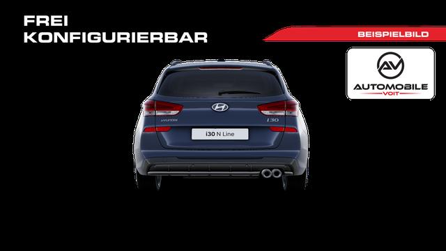 Hyundai i30 Kombi N-Line Premium 1.5 T-GDI MHEV 140PS DSG, 5J Garantie, 18" Alufelgen, Winter-Paket, LED, Parksensoren vorne/hinten, Rückfahrkamera, Tempomat, elektr. einst. Vordersitze, 2-Zonen Climatronic, Sportledersitze, 10,25" Navigation, CarPlay, Toter-Winkel-Assistent 