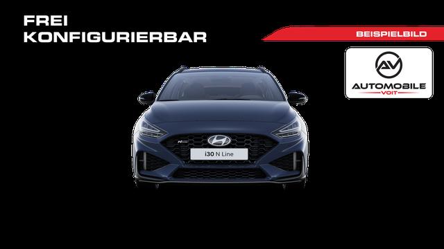 Hyundai i30 Kombi N-Line Premium 1.5 T-GDI MHEV 140PS DSG, 5J Garantie, 18" Alufelgen, Winter-Paket, LED, Parksensoren vorne/hinten, Rückfahrkamera, Tempomat, elektr. einst. Vordersitze, 2-Zonen Climatronic, Sportledersitze, 10,25" Navigation, CarPlay, Toter-Winkel-Assistent 